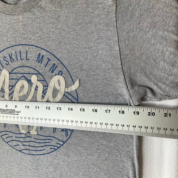 Aeropostale Men Short Sleeve T-shirt Size M, Gray, Catskill MTNS - Picture 3 of 7